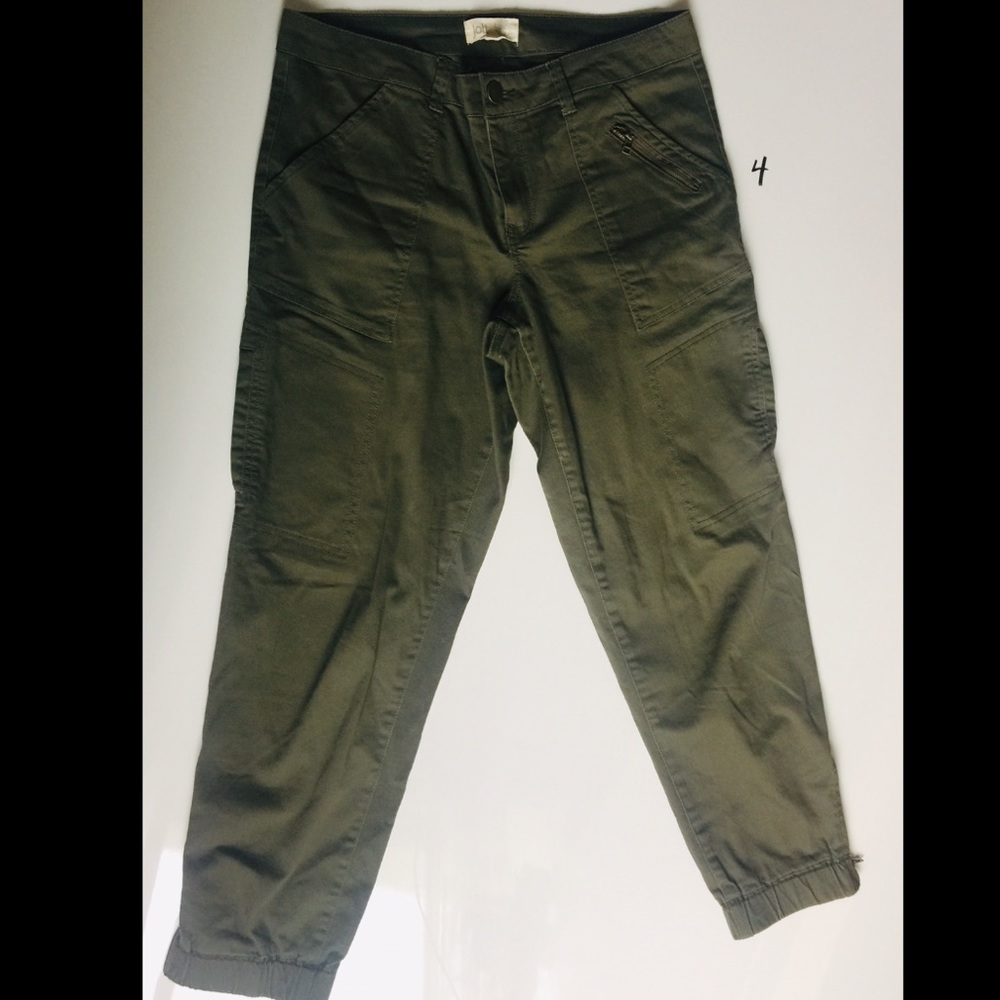 Jolt Army Green Cargo Pants